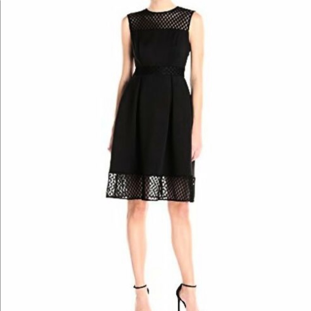 Elegant Sleeveless Black social dress